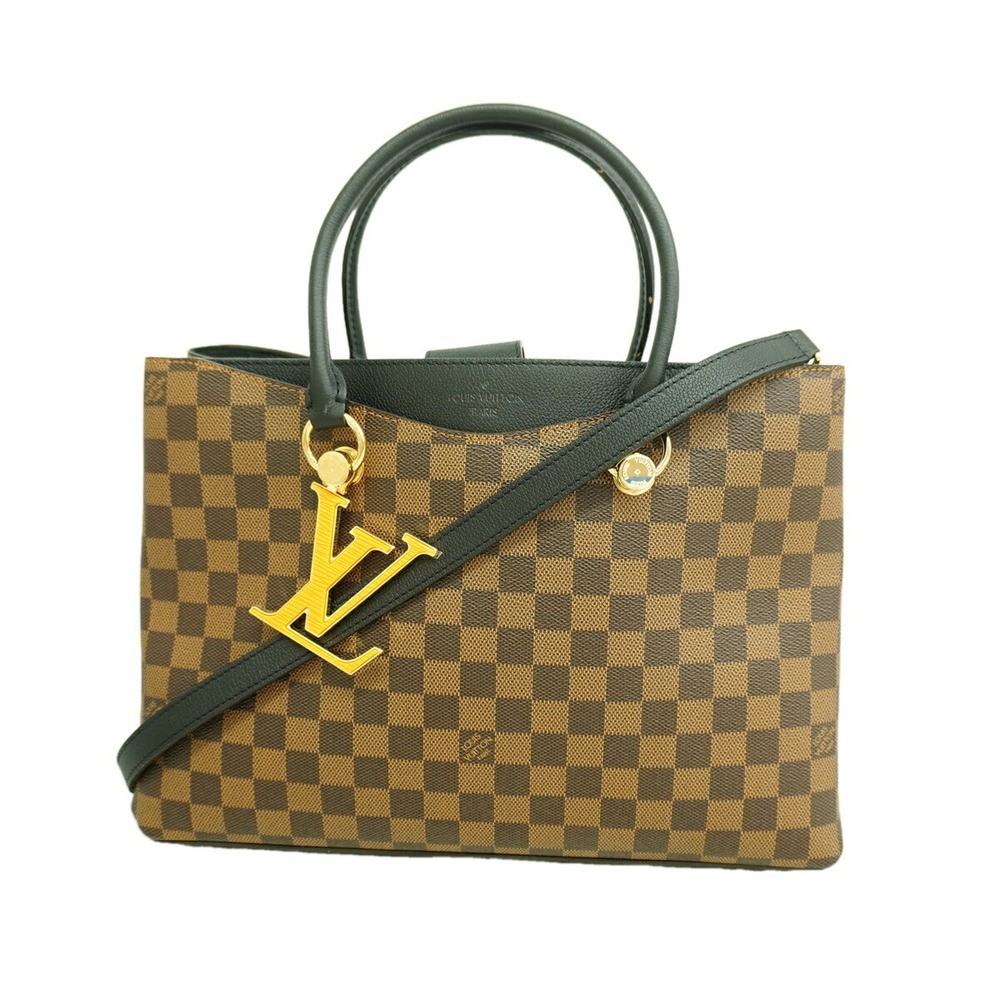Louis Vuitton Damier LV Riverside Tote Bag N40050 Ebene Noir 2-way bag for women